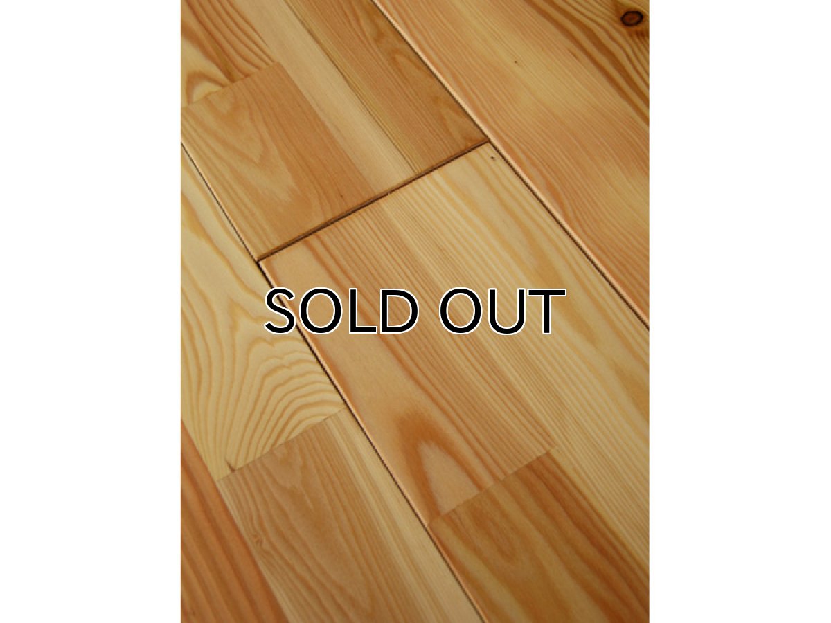 画像3: 【売切・特価】カラマツ無垢フローリング・節有・FJL2P・ウレタン塗装1800×118×15 (3)
