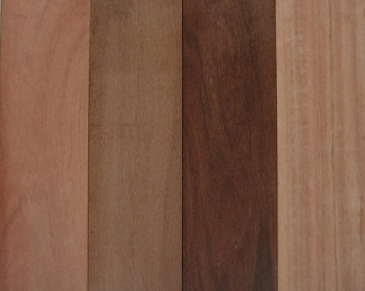 画像2: アマゾンジャラ無垢フローリング乱尺・無塗装　乱尺×90×15　(1.269m2) (2)