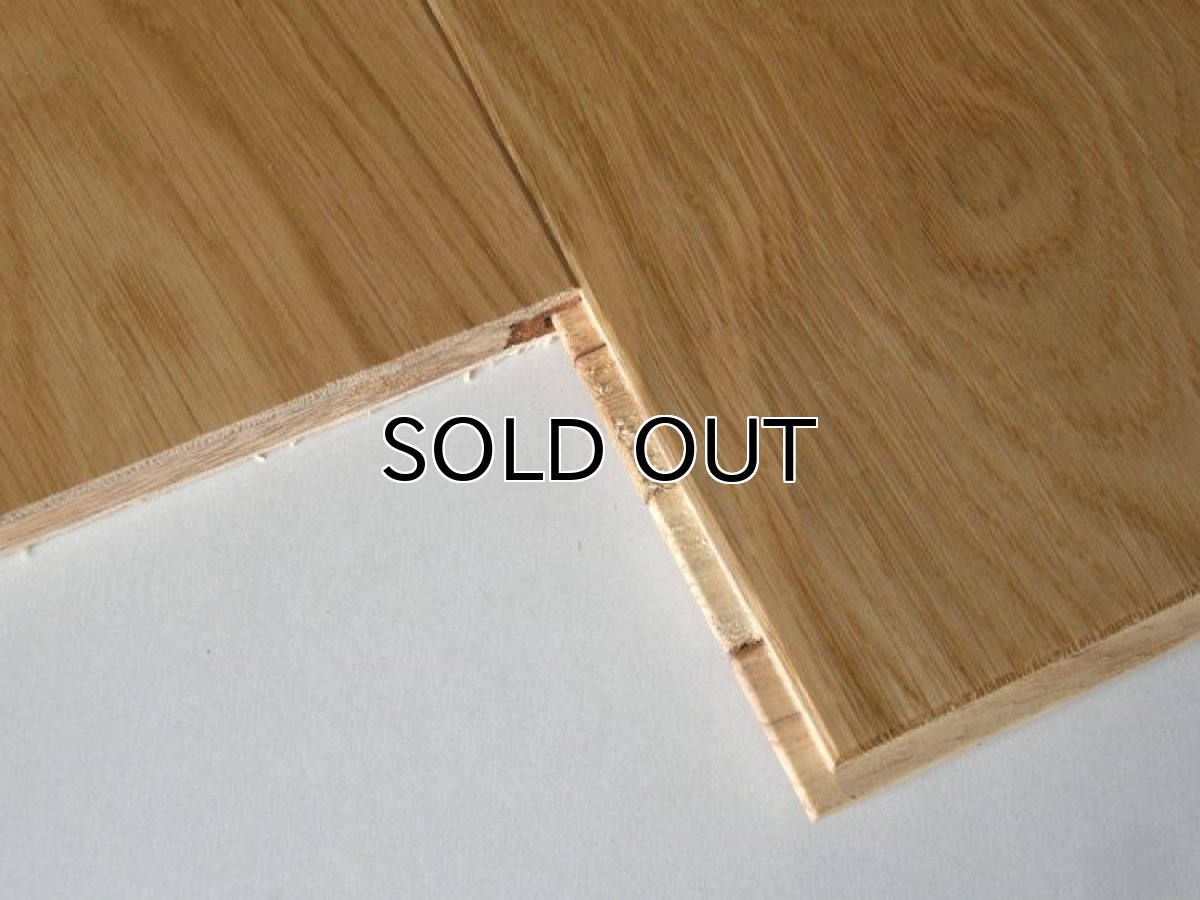 画像3: ホワイトオーク三層フローリング　ナチュラルグレード　床暖房対応　ウレタン・クリア塗装　1818（MIX）×138×14 (3)
