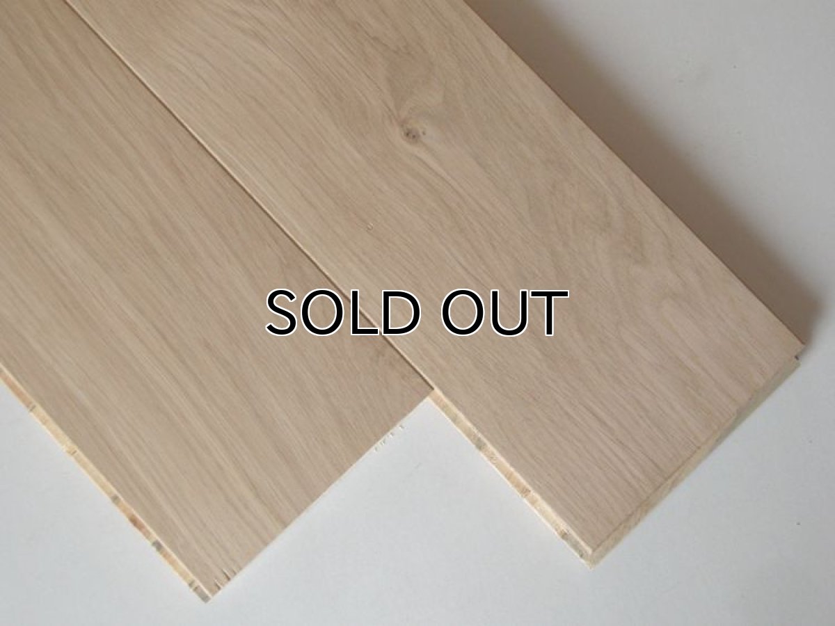 画像2: ホワイトオーク三層フローリング　ナチュラルグレード　床暖房対応　無塗装　1818（MIX）×138×14 (2)
