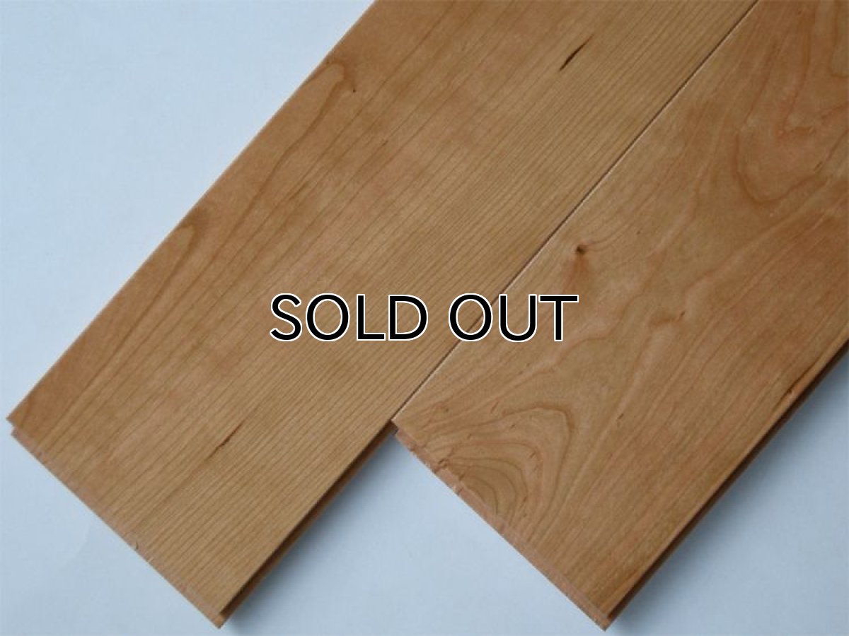 画像2: アメリカンブラックチェリー無垢フローリング幅広ＵＮＩ・ウレタン塗装1820×120×15 (2)