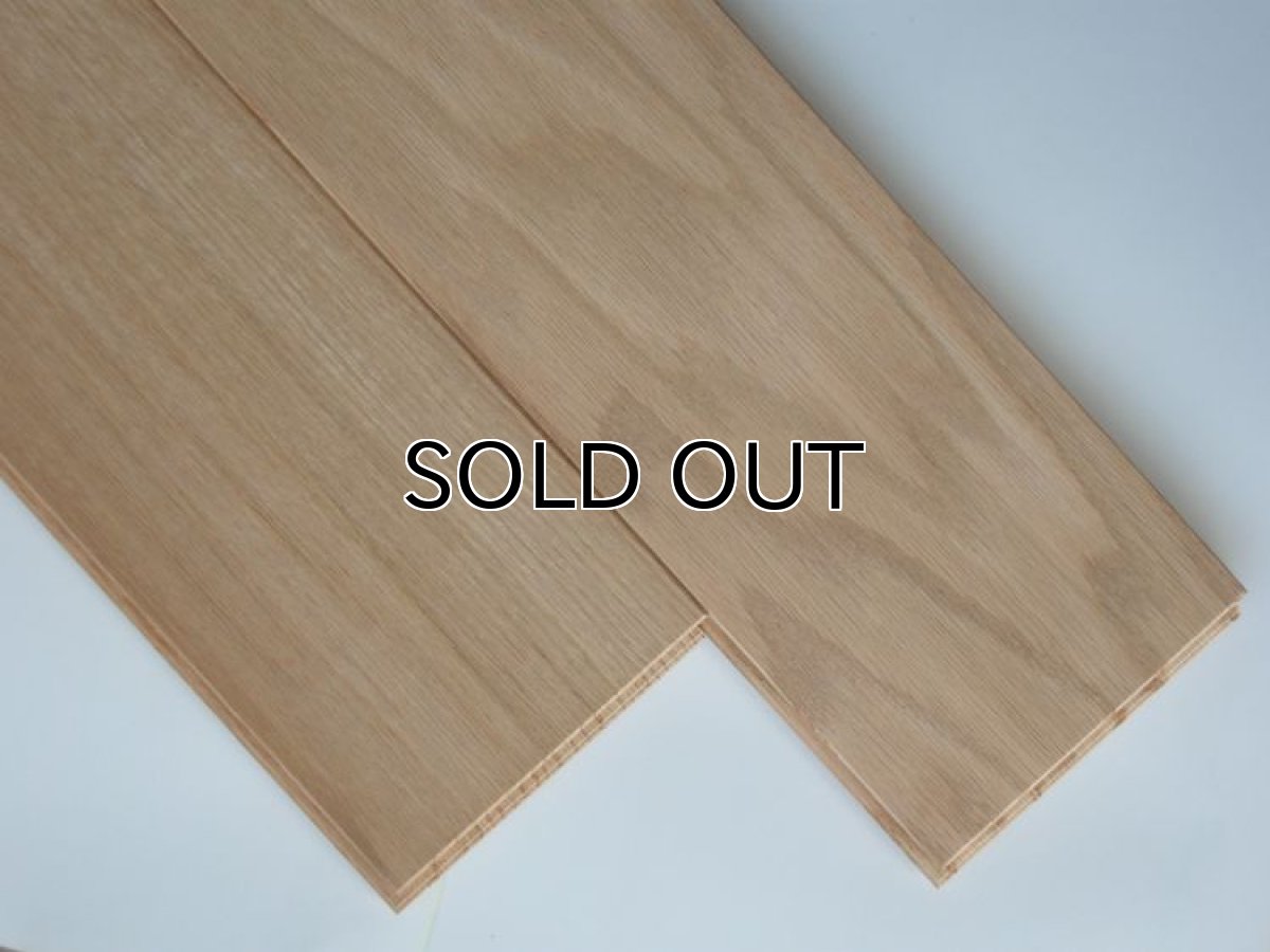 画像2: レッドオーク無垢フローリングOPC・無塗装1820×130×15 (2)