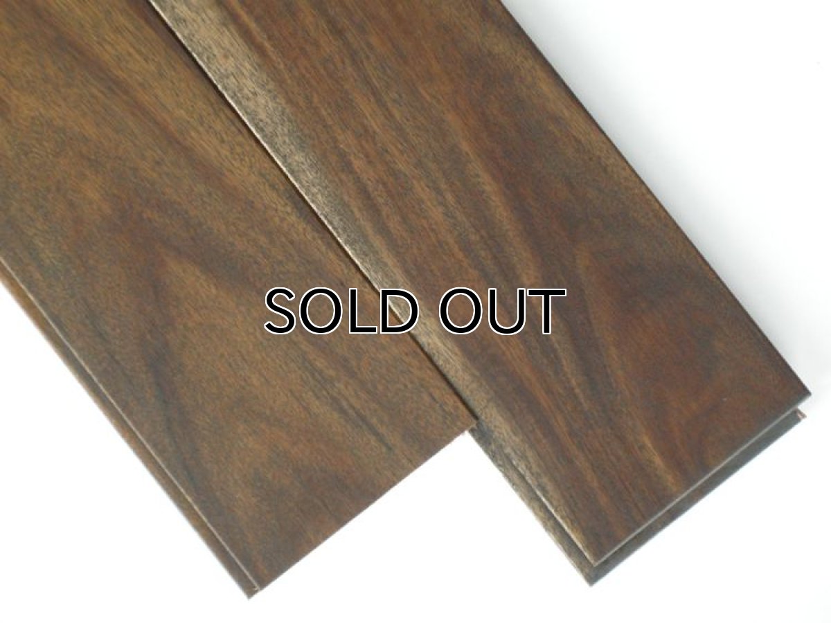画像2: アカシア無垢フローリングUNI・着色自然塗料塗装（ルビオ＃１０６・チャコール）　1820×90×15 (2)