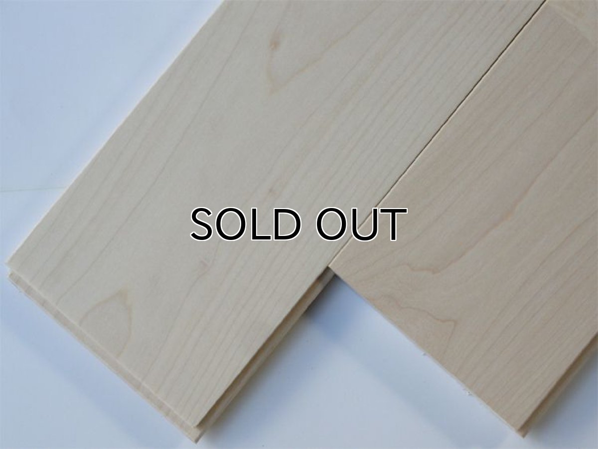 画像2: シカモア（ヨーロピアンメープル）幅広無垢フローリングＵＮＩ・無塗装1820×120×15 (2)