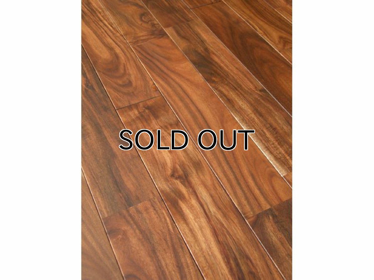 画像3: オリジナルカラーフローリング　アカシア無垢フローリングUNI・着色自然塗料塗装（ルビオ＃１１６・マホガニー）　1820×90×15 (3)