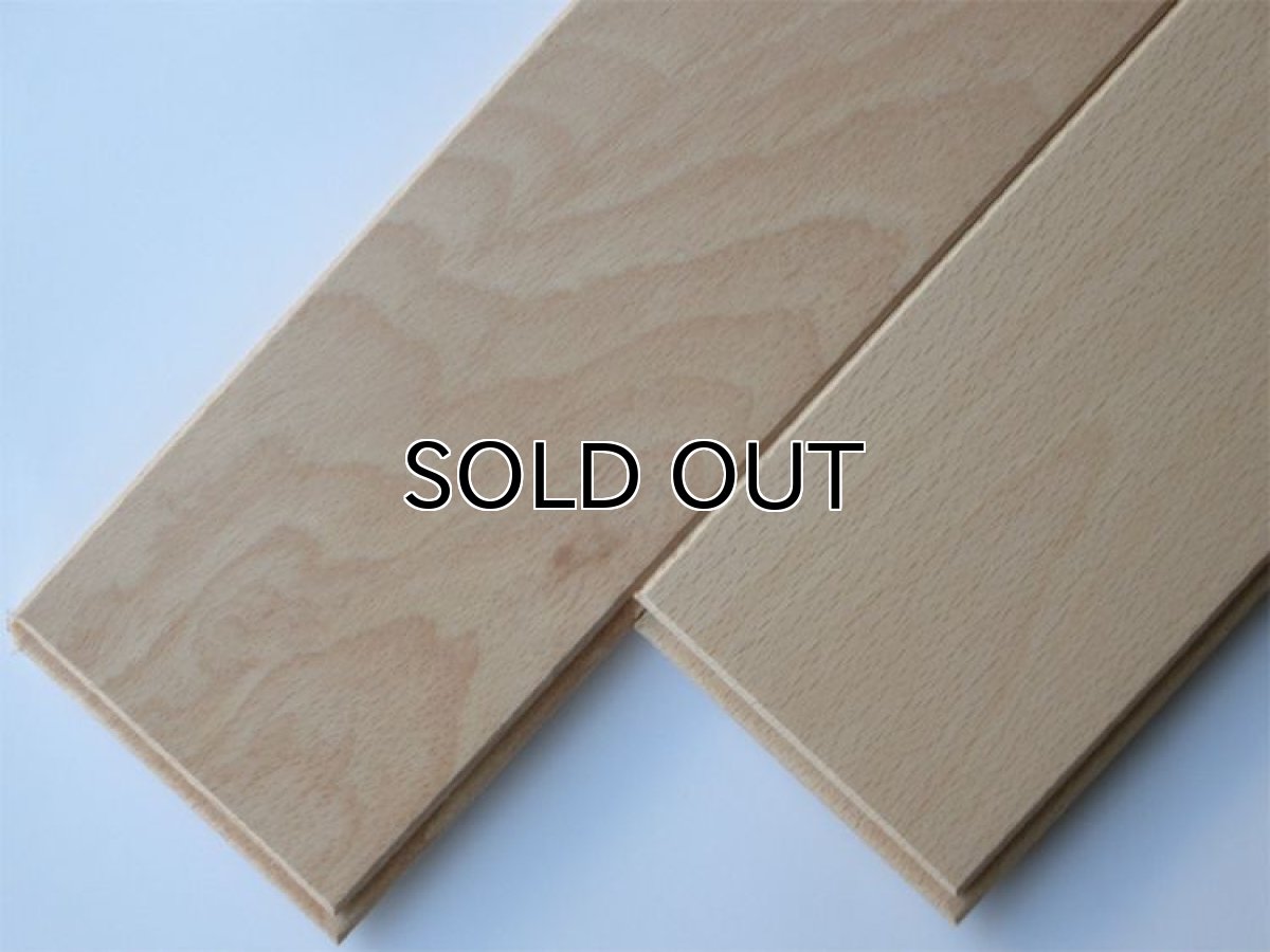 画像2: ブナ無垢フローリングOPC・無塗装1820×90×15 (2)