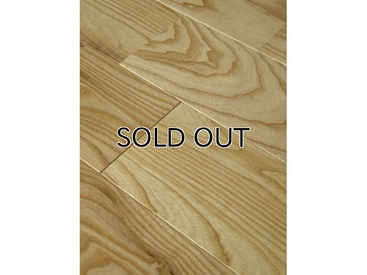 画像3: ホワイトアッシュ幅広無垢フローリングＵＮＩ・Sグレード自然塗料塗装1820×130×15 (3)