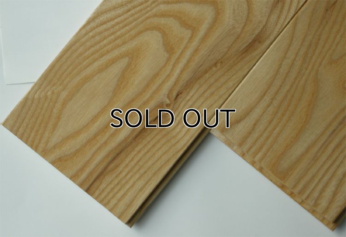 画像2: ホワイトアッシュ幅広無垢フローリングＵＮＩ・Sグレード自然塗料塗装1820×130×15 (2)