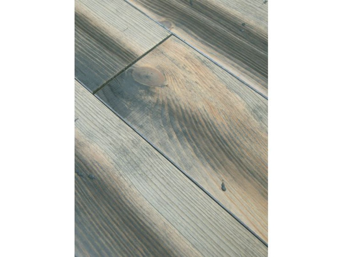 画像2: マリティムパイン幅広無垢フローリングＯＰＣ・アンティーク・グレイ　2000×140×20 (2)