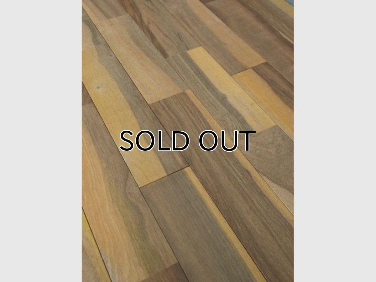 画像3: アジアンウォールナット無垢フローリングUNI・源平・無塗装　1820×90×15 (3)