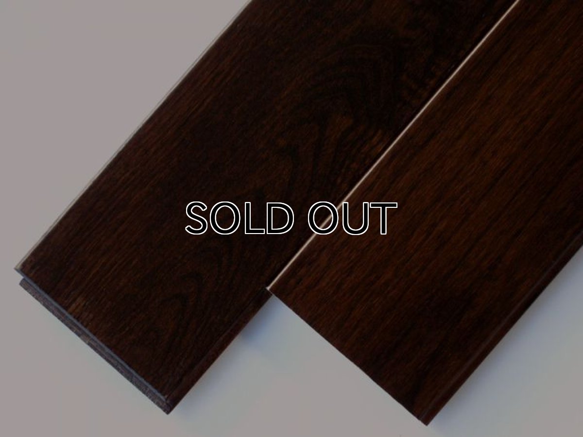 画像2: 栗無垢フローリングＵＮＩ・ウレタン塗装ダークブラウン色1820×90×15 (2)