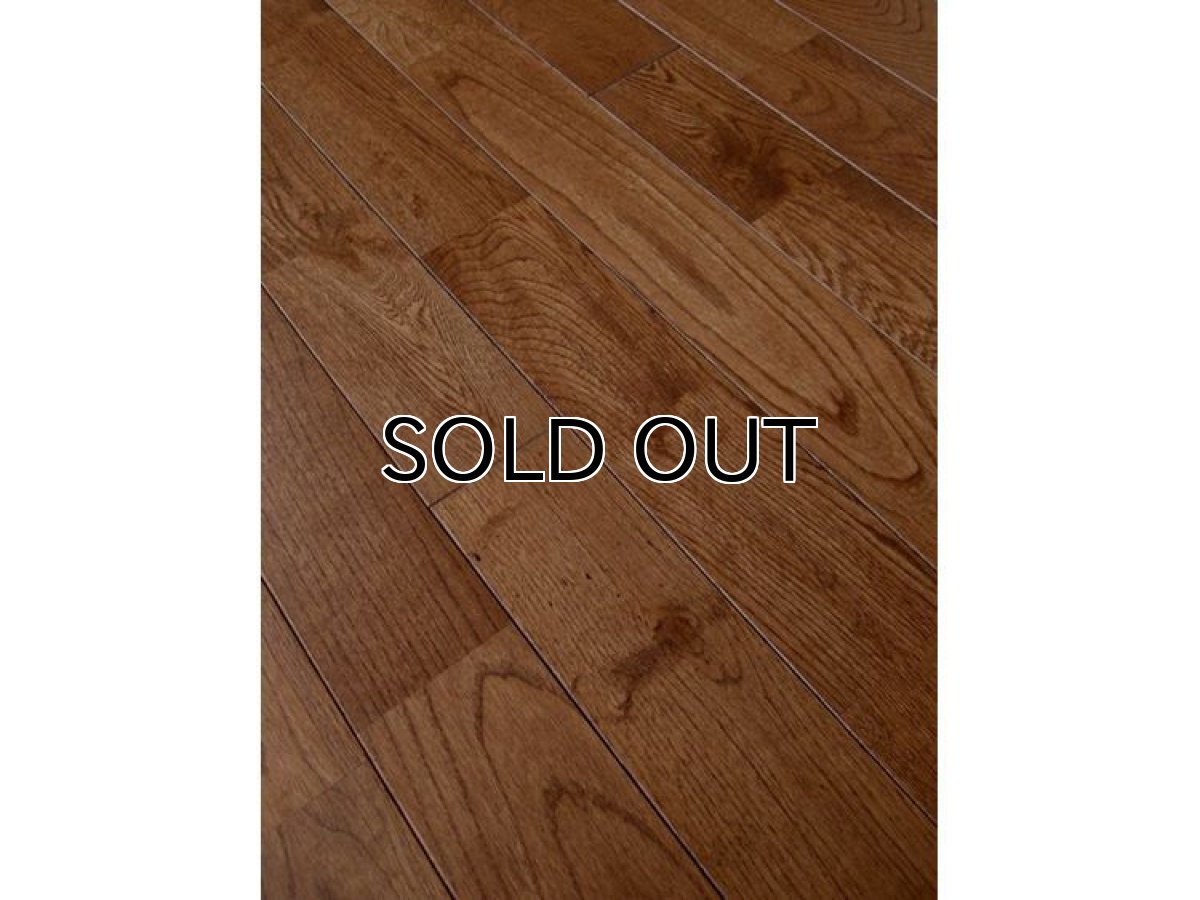 画像3: ナラ無垢フローリングＵＮＩ・Nグレードウレタン塗装ライトブラウン色1820×90×15 (3)