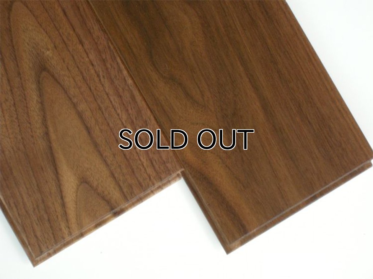 画像2: アメリカンブラックウォールナット無垢フローリング１２ミリ厚・幅広・自然塗料塗装 乱尺×120×12 (2)