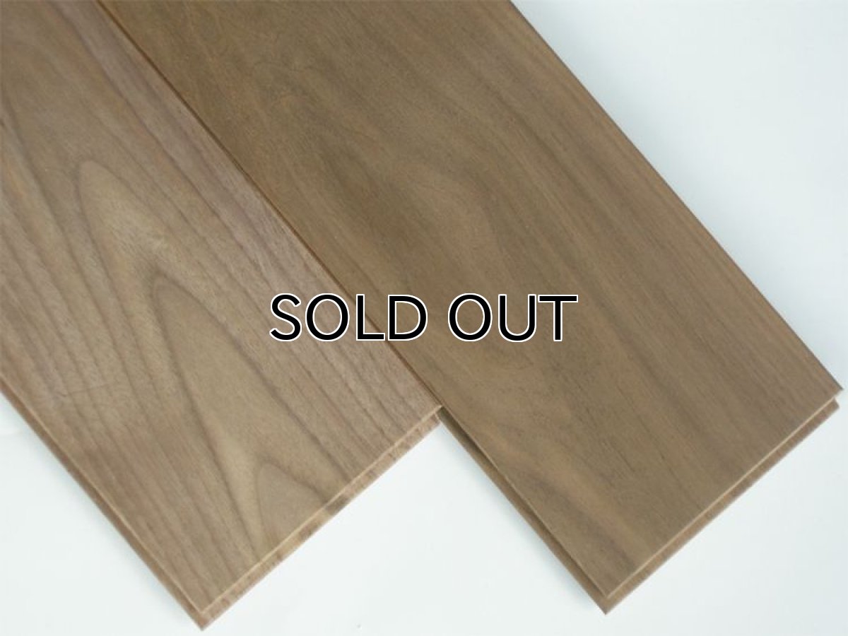 画像2: アメリカンブラックウォールナット無垢フローリング１２ミリ厚・幅広・無塗装 乱尺×120×12 (2)