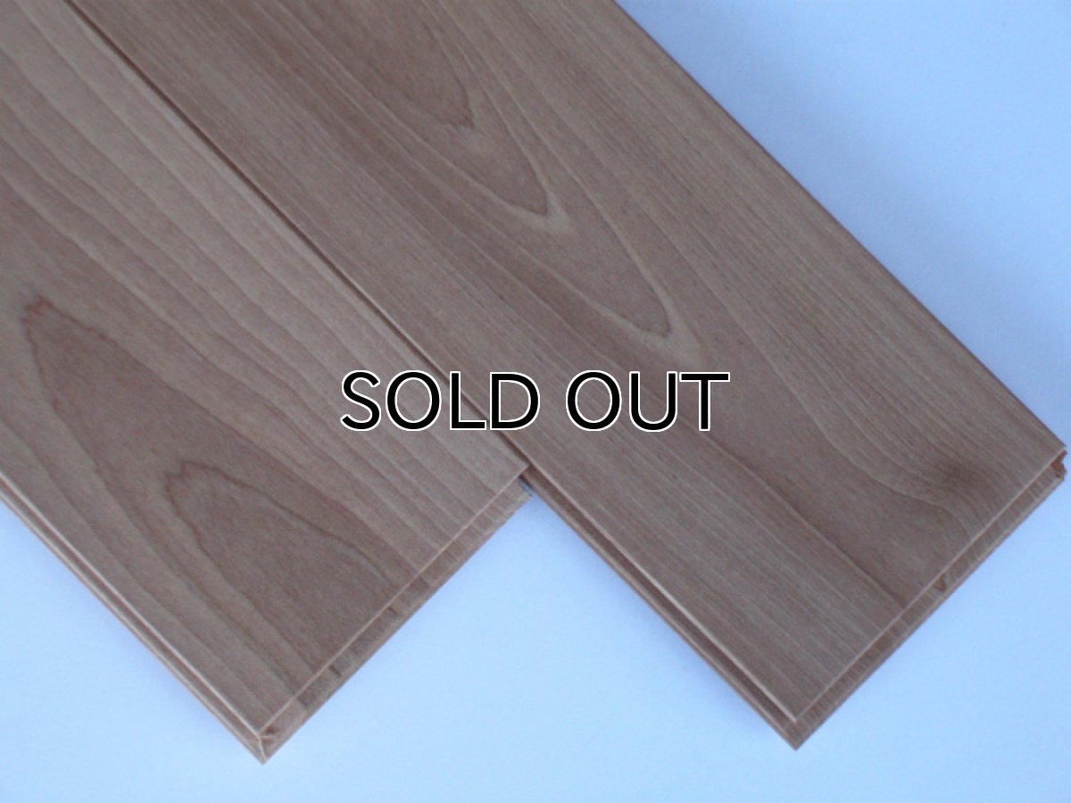 画像2: 水目桜無垢フローリングＵＮＩ・無塗装1820×90×15 (2)