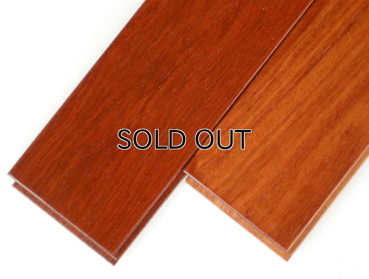 画像2: カリン無垢フローリング１Ｐ（ＯＰＣ）直貼タイプ・ウレタン塗装606×75×15 (2)