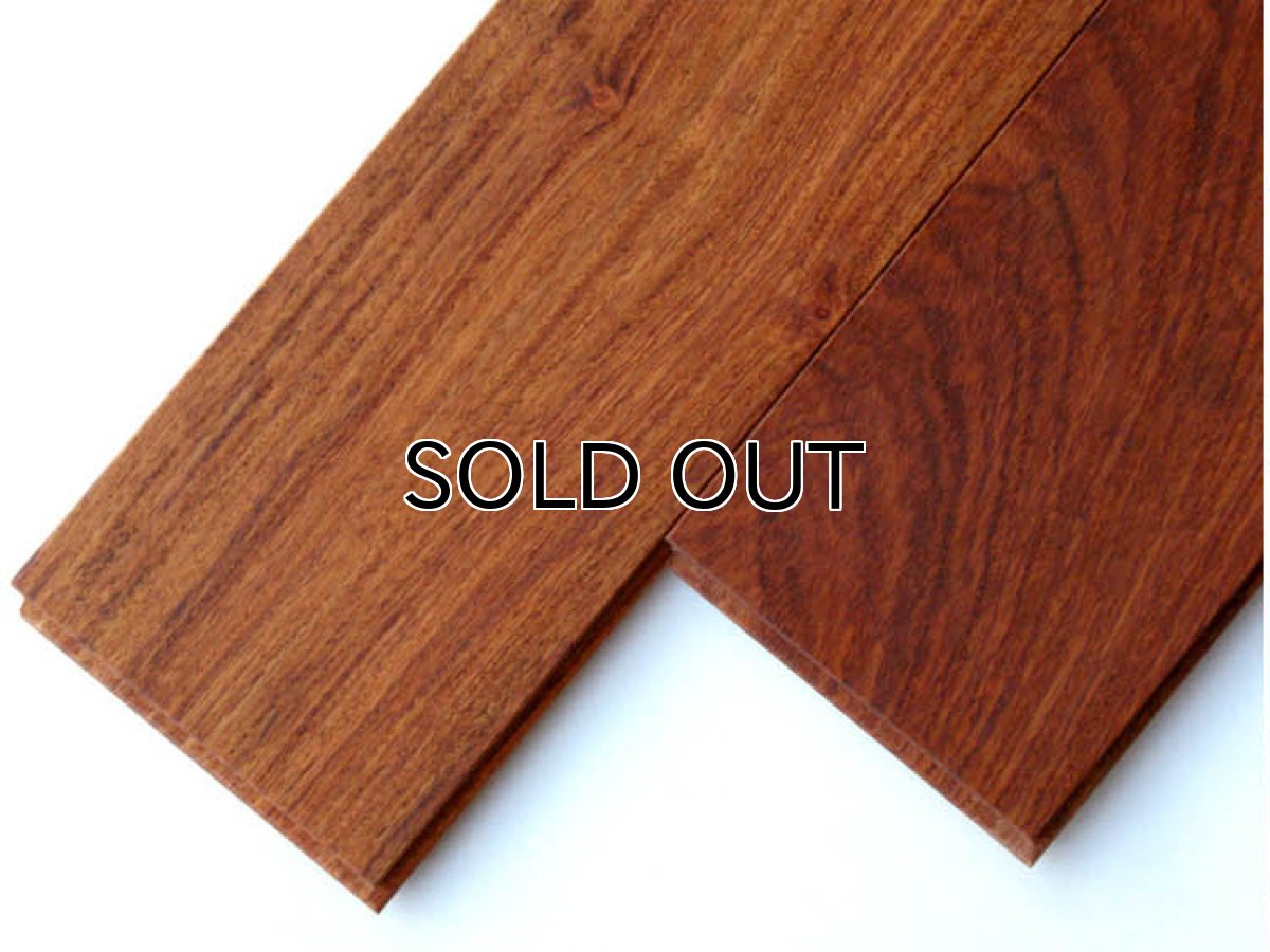 画像2: カリン無垢フローリング乱尺・自然塗料塗装　乱尺×120×15 (2)