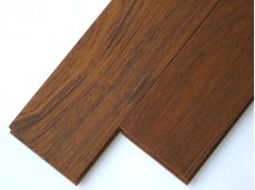 画像2: ミャンマーチーク無垢フローリング乱尺・自然塗料塗装　乱尺×120×15 (2)