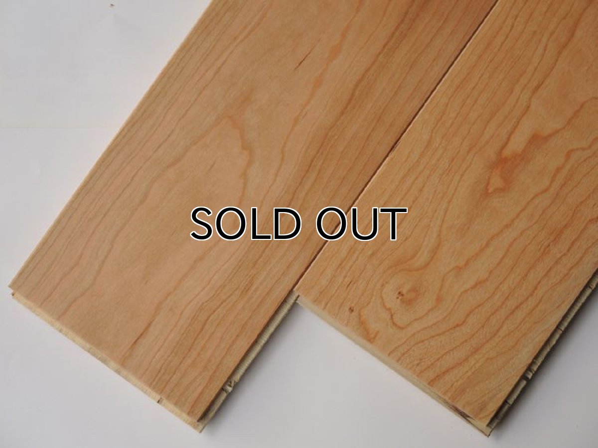 画像2: アメリカンブラックチェリー三層フローリングSグレード　低温床暖対応　自然塗料塗装　1818×150×15 (2)
