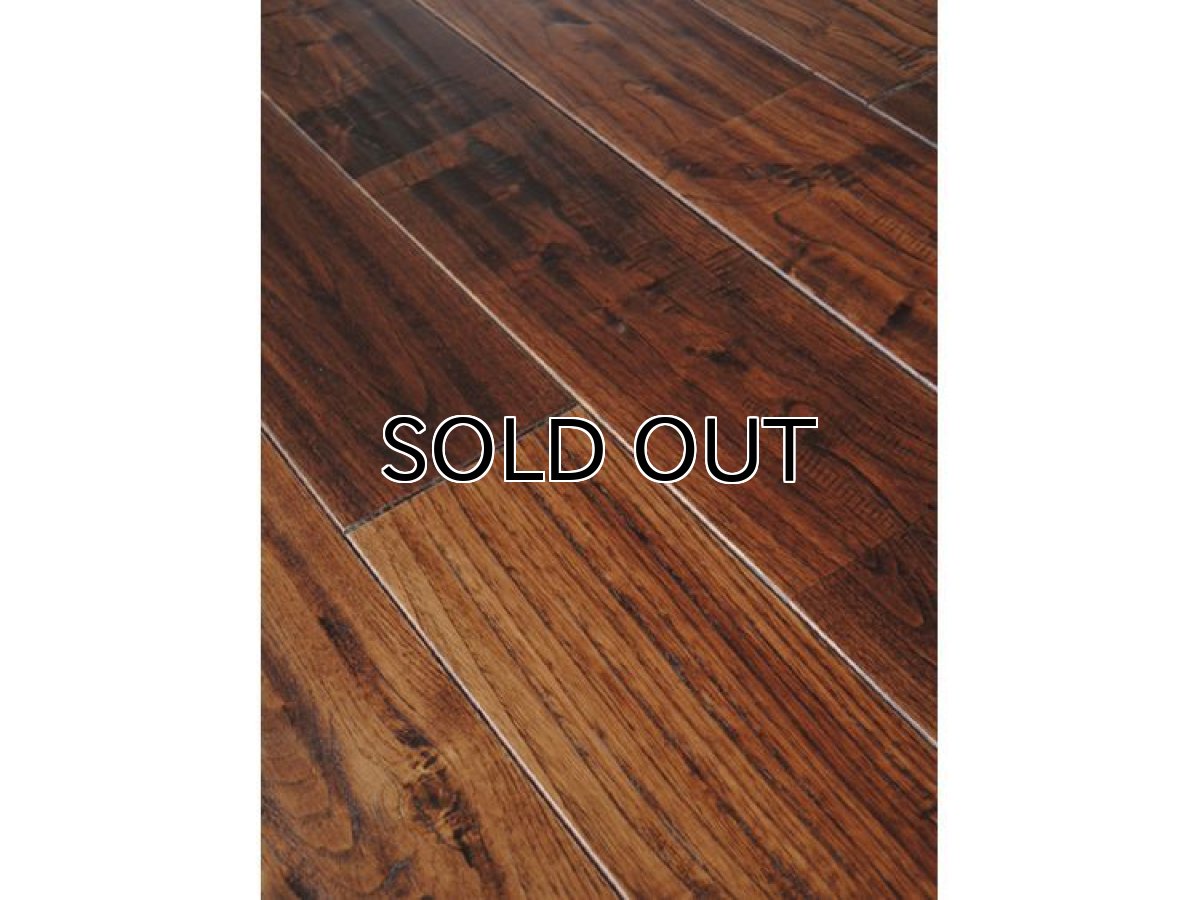 画像3: 栗アンティーク・無垢フローリング幅広・塗装ダークブラウン色1820×120×15 (3)
