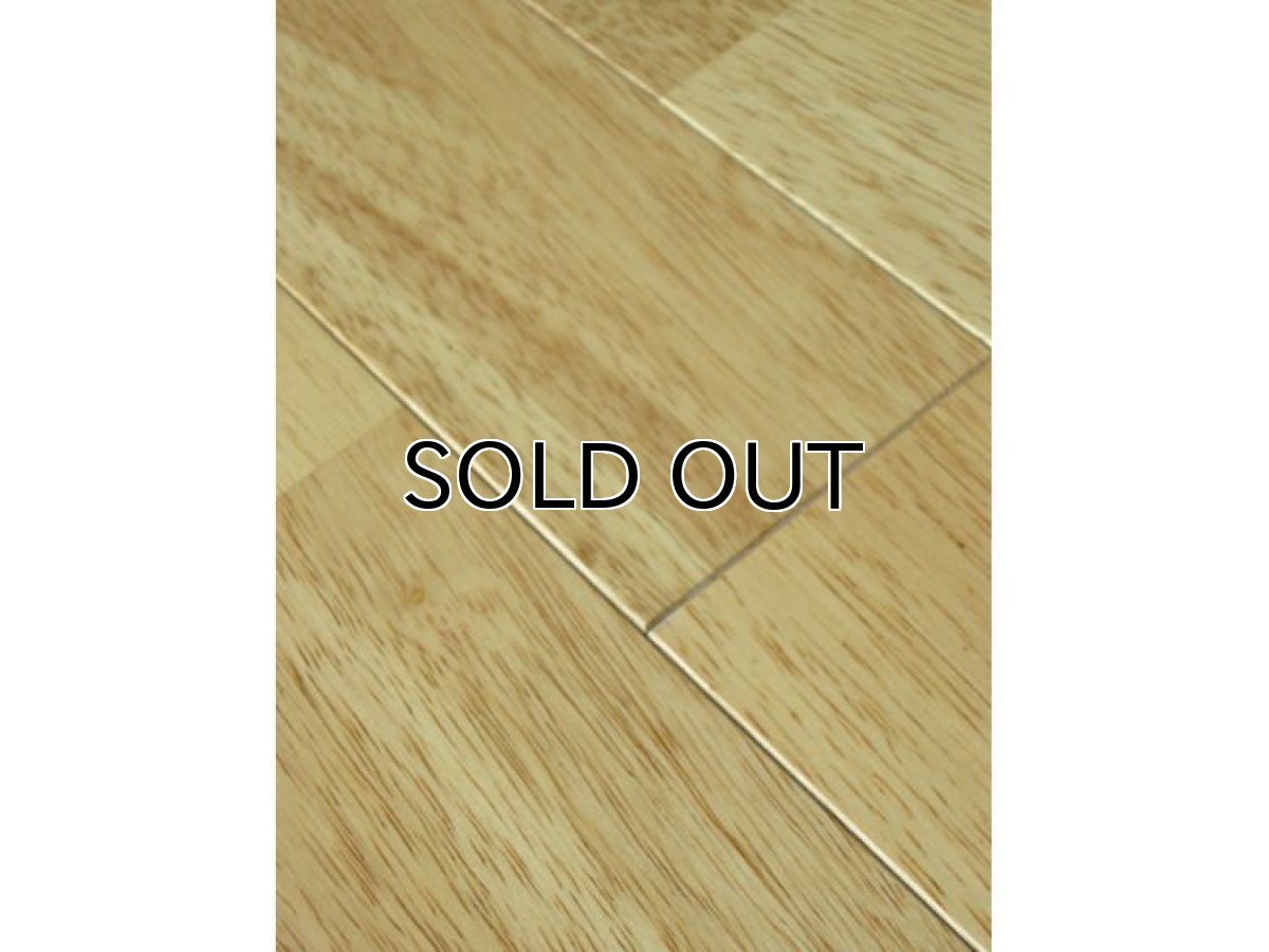 画像3: ゴム（ラバーウッド）無垢フローリングUNI・ウレタン・クリア塗装1820×90×15 (3)