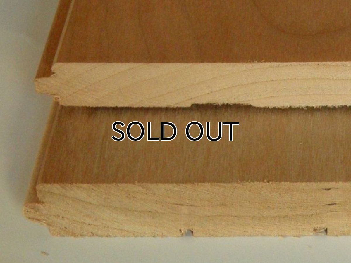 画像2: アメリカンブラックチェリー無垢フローリング１２ミリ厚・幅広・自然塗料塗装 乱尺×120×12 (2)