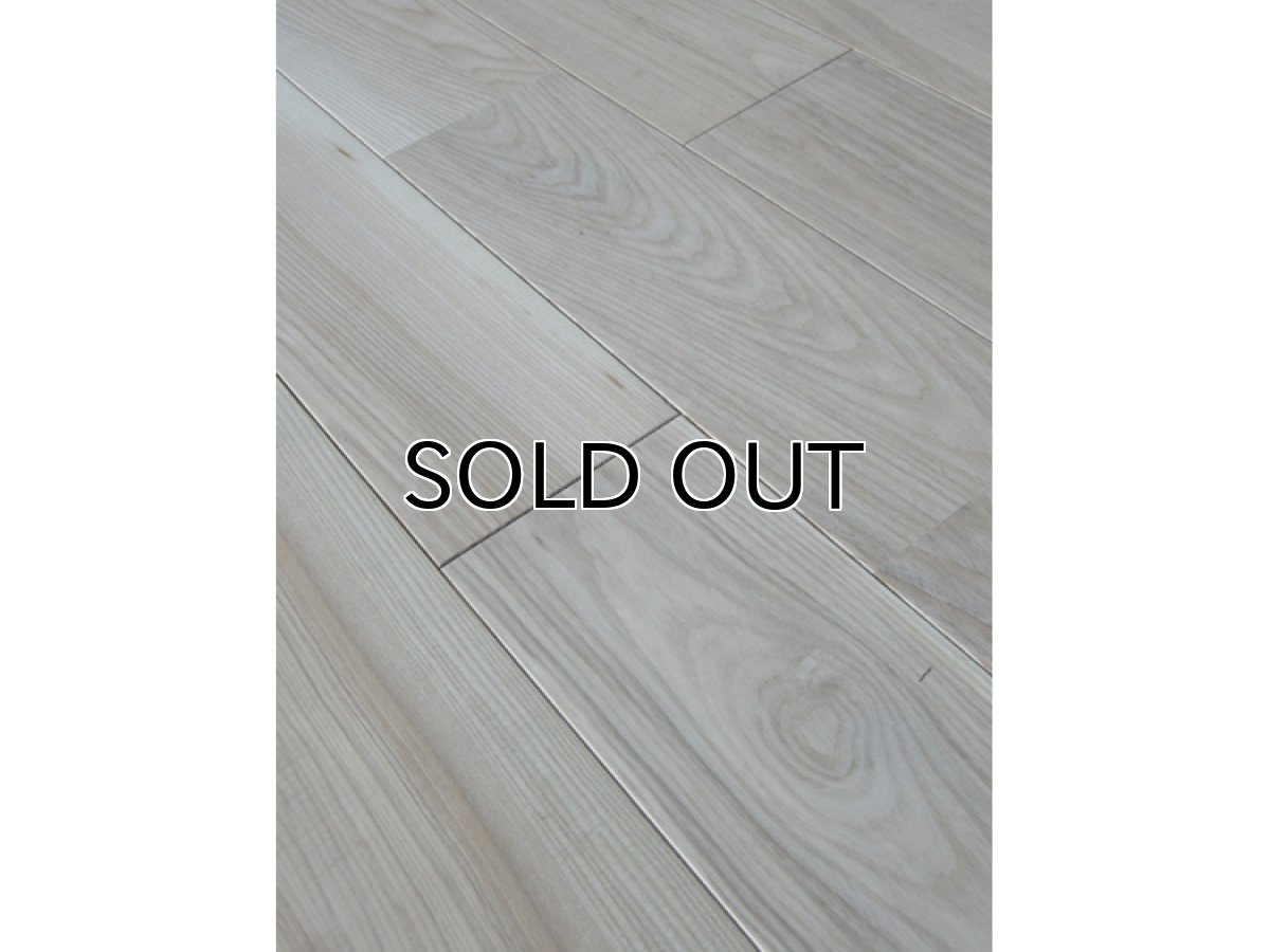 画像3: ホワイトアッシュ幅広無垢フローリングＵＮＩ・Sグレード無塗装1820×130×15 (3)