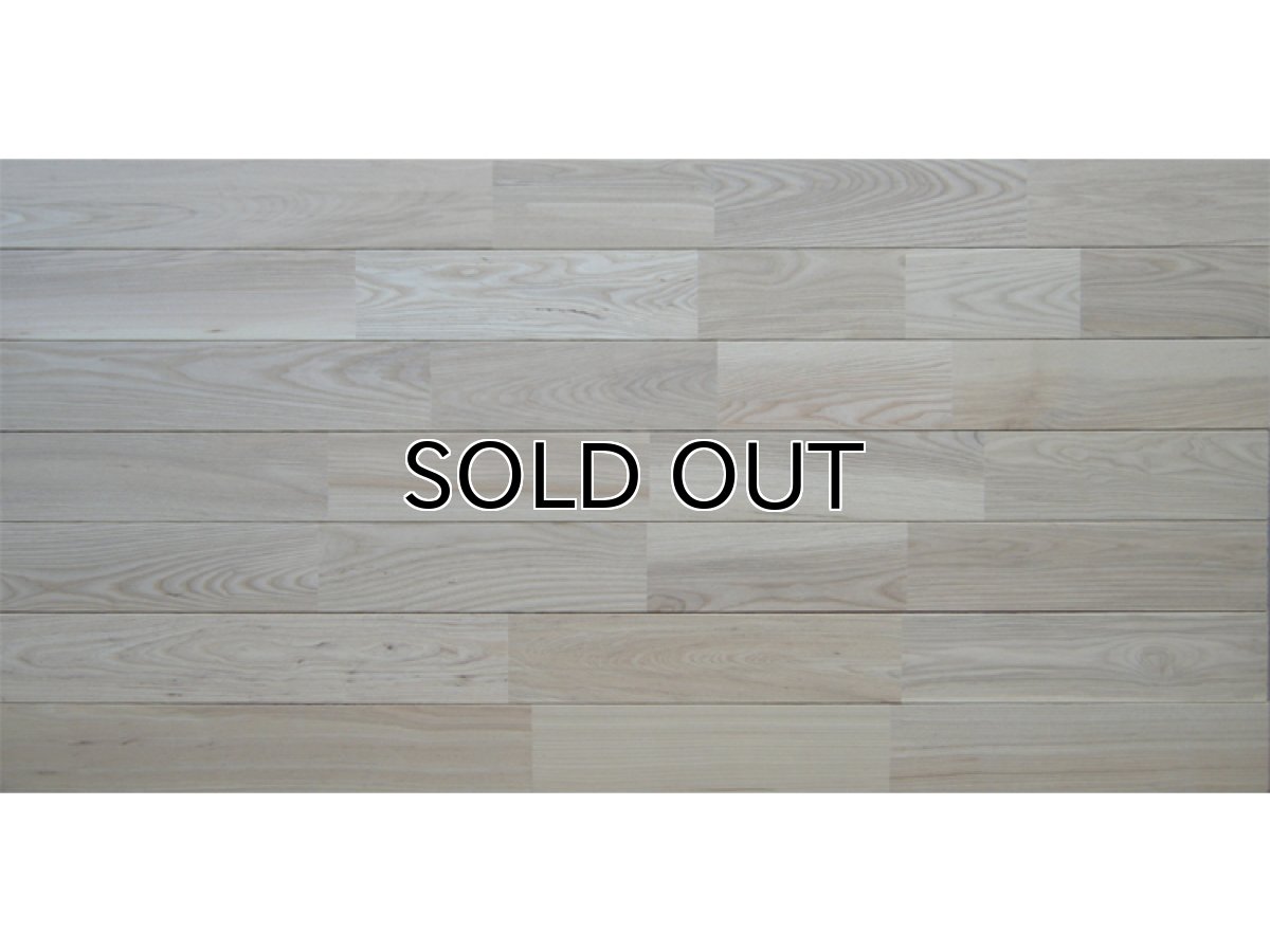 画像4: ホワイトアッシュ幅広無垢フローリングＵＮＩ・Sグレード無塗装1820×130×15 (4)