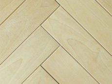 画像1: カバ無垢フローリング・ヘリンボーン貼り用・無塗装　420×60×15 (1)