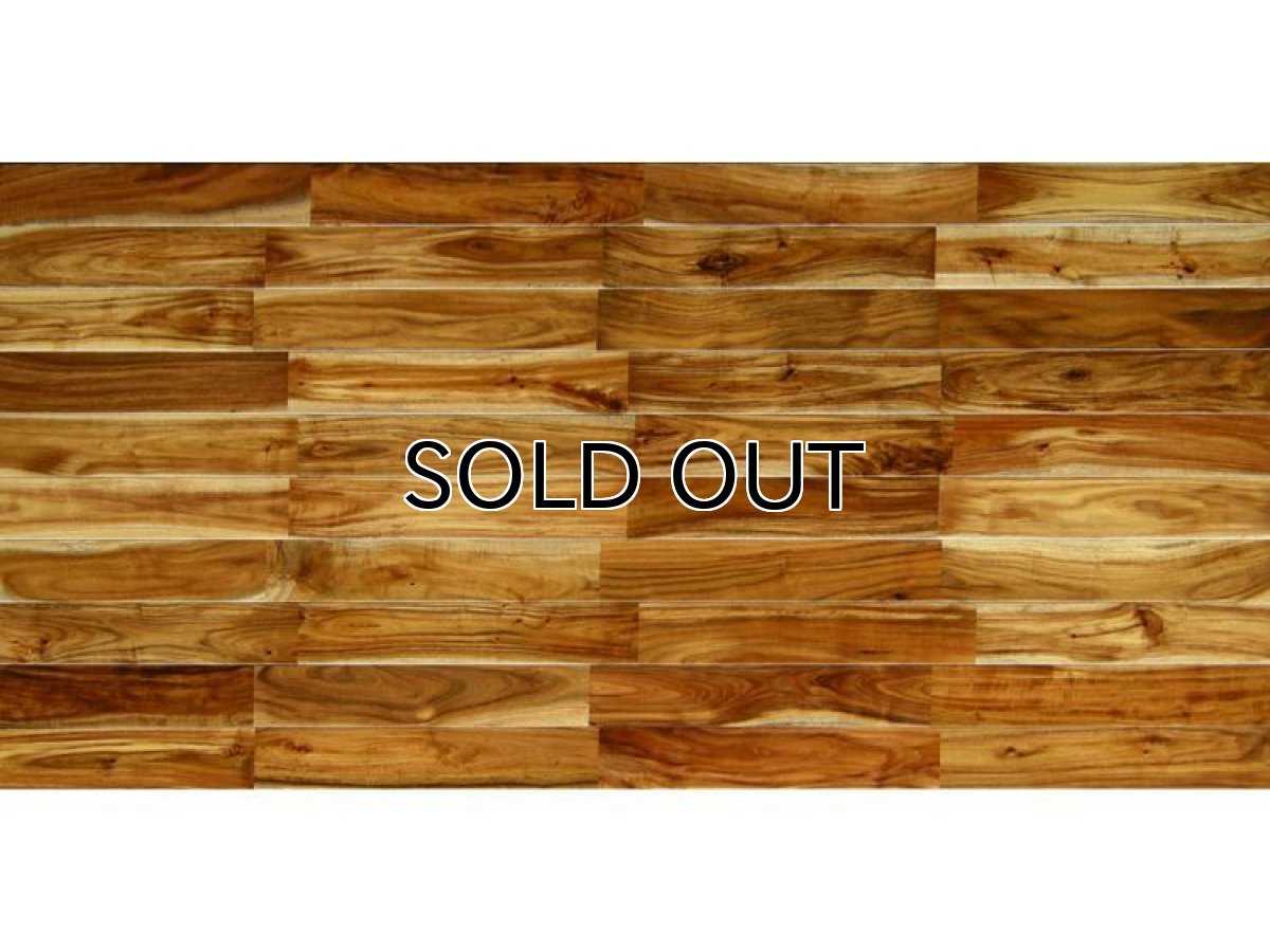 画像4: アカシア無垢フローリングＵＮＩ・ウレタン塗装クリア　1820×90×15 (4)