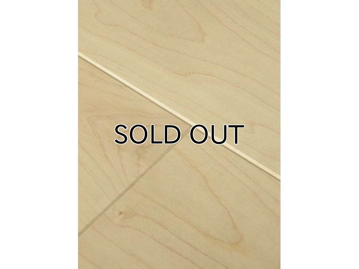 画像3: ハードメープル無垢フローリング１２ミリ厚・幅広・無塗装 乱尺×120×12 (3)