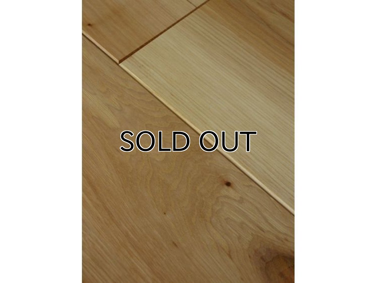 画像3: ヒッコリー無垢フローリング・幅広・自然塗料塗装 乱尺×125×15 (3)