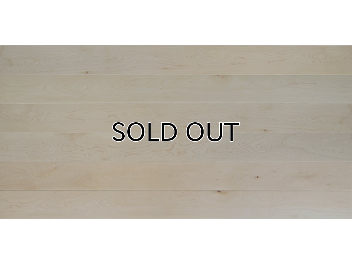 画像5: ハードメープル三層フローリングSグレード　低温床暖対応　無塗装　1818×150×15 (5)