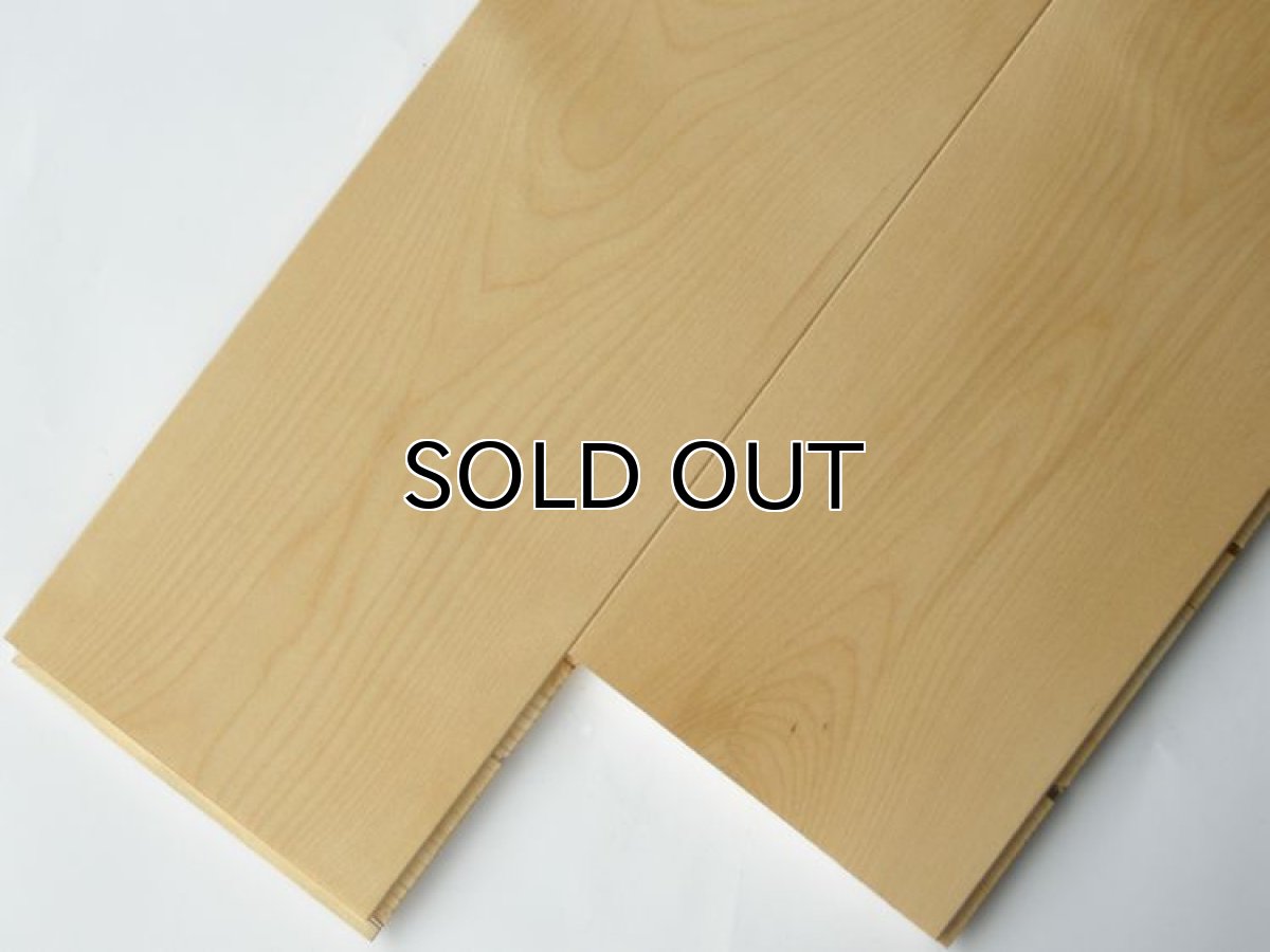 画像2: カバ（バーチ）三層フローリングSグレード　低温床暖対応　ウレタン塗装クリア　1818×150×15 (2)