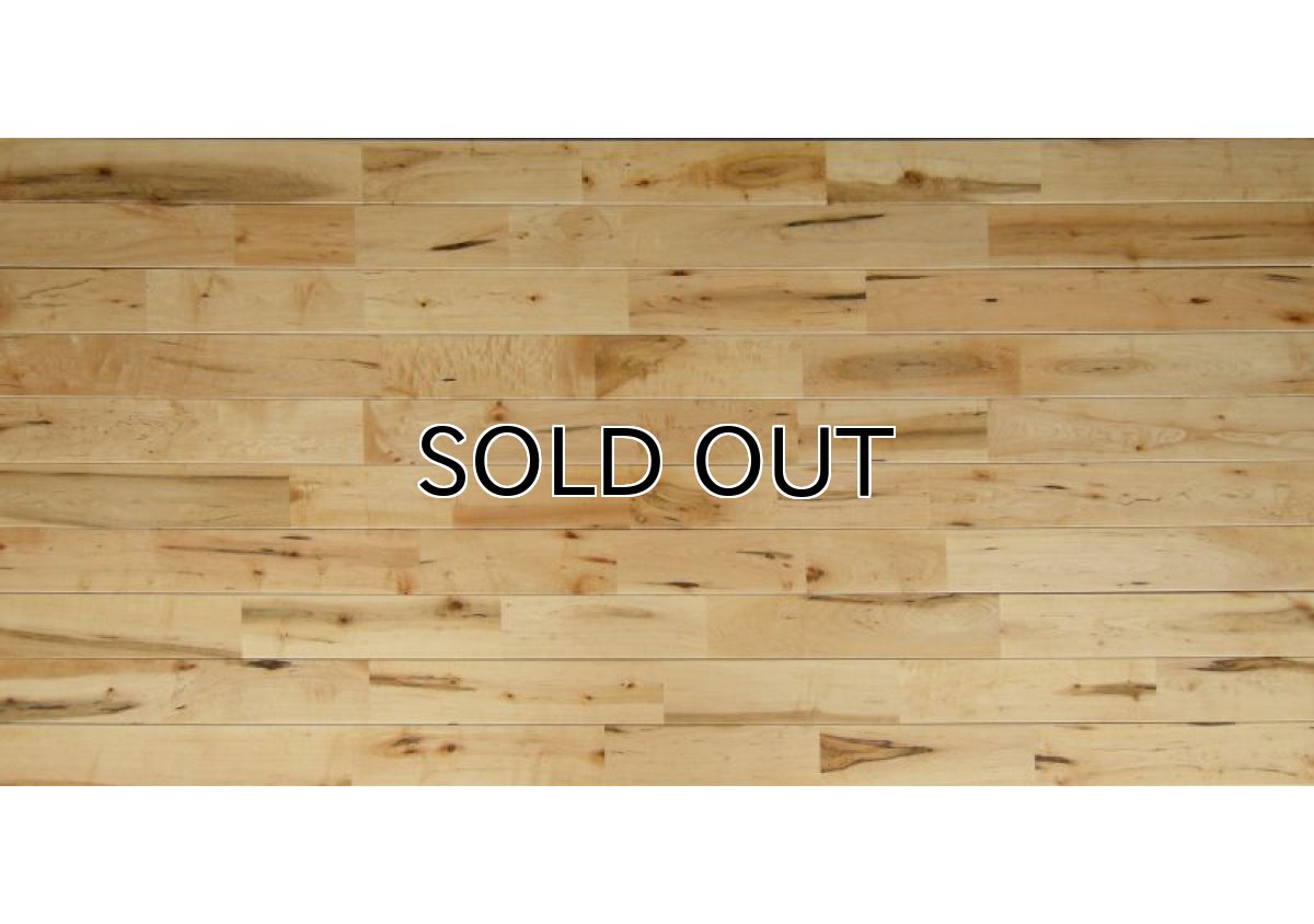 画像4: メープル無垢フローリングＮグレードＵＮＩ　ウレタン塗装1820×90×15 (4)