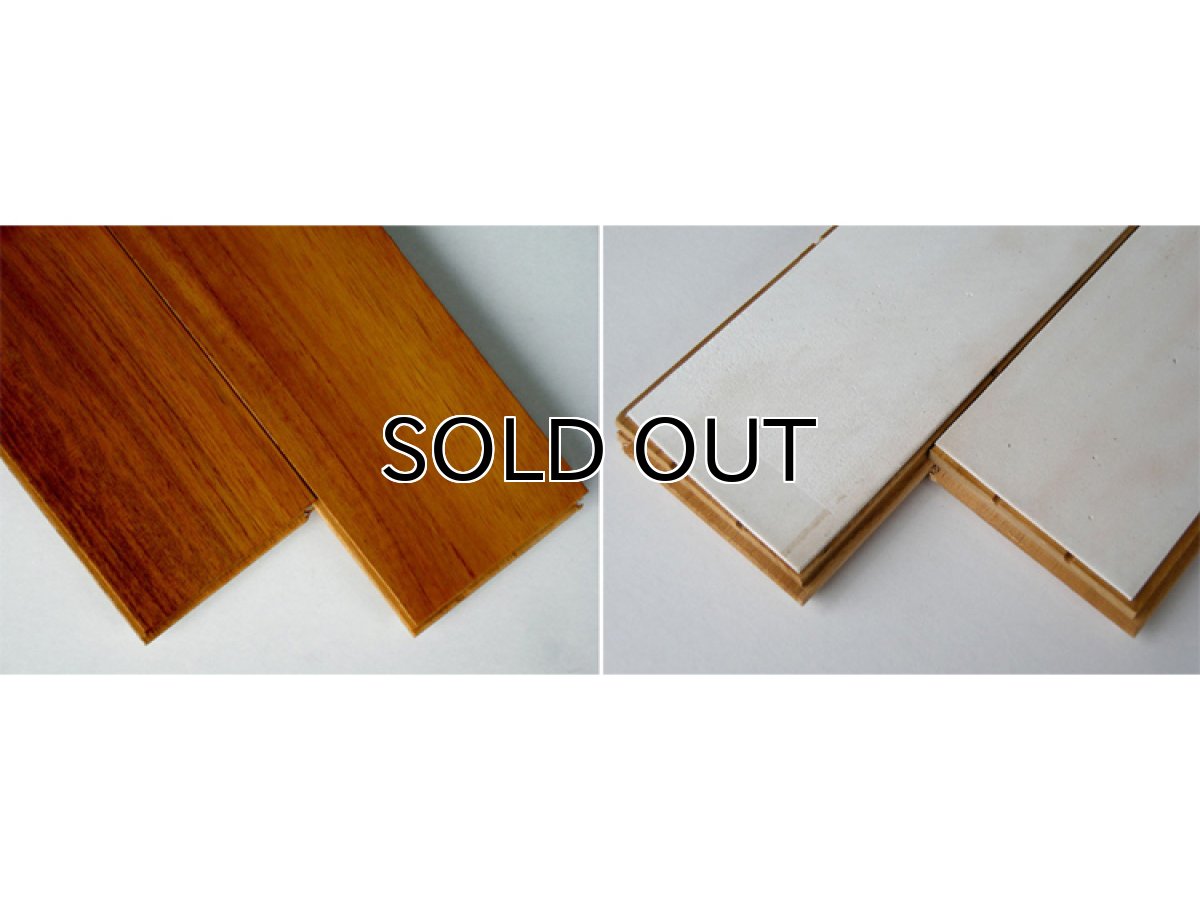 画像2: チーク無垢フローリング１Ｐ（ＯＰＣ）直貼タイプ・ウレタン塗装606×75×15 (2)