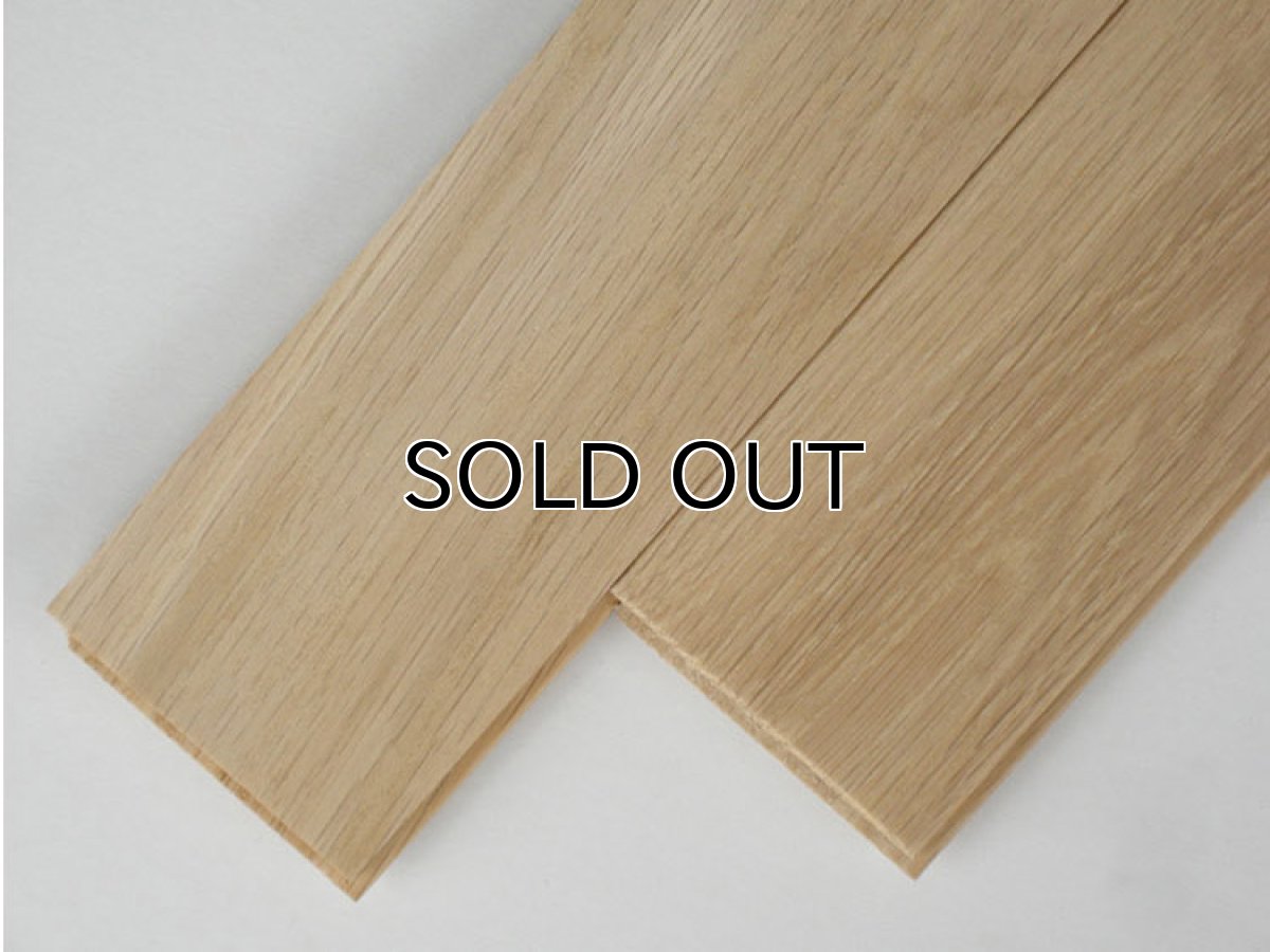 画像2: ナラ無垢フローリング１Ｐ（ＯＰＣ）直貼タイプ無塗装606×75×15 (2)