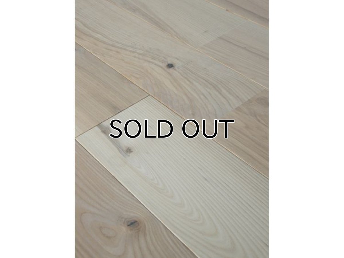 画像3: ホワイトアッシュ幅広無垢フローリングＵＮＩ・Nグレード無塗装1820×130×15 (3)