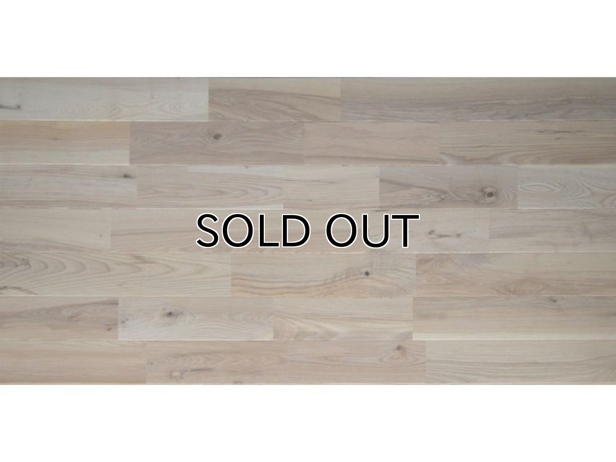 画像4: ホワイトアッシュ幅広無垢フローリングＵＮＩ・Nグレード無塗装1820×130×15 (4)