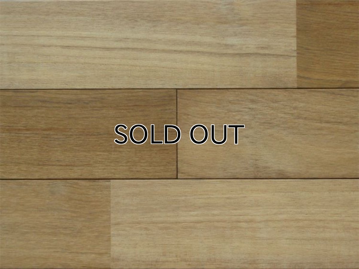 画像1: ミャンマーチーク無垢フローリング１２ミリ厚 ＵＮＩ・無塗装1820×90×12 (1)