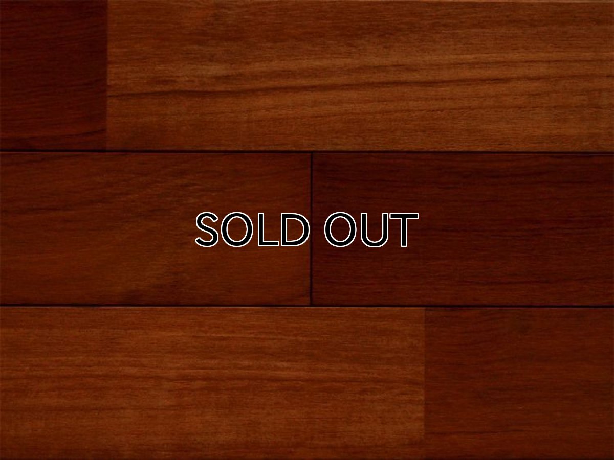 画像1: ミャンマーチーク無垢フローリング１２ミリ厚 ＵＮＩ・自然塗料塗装1820×90×12 (1)