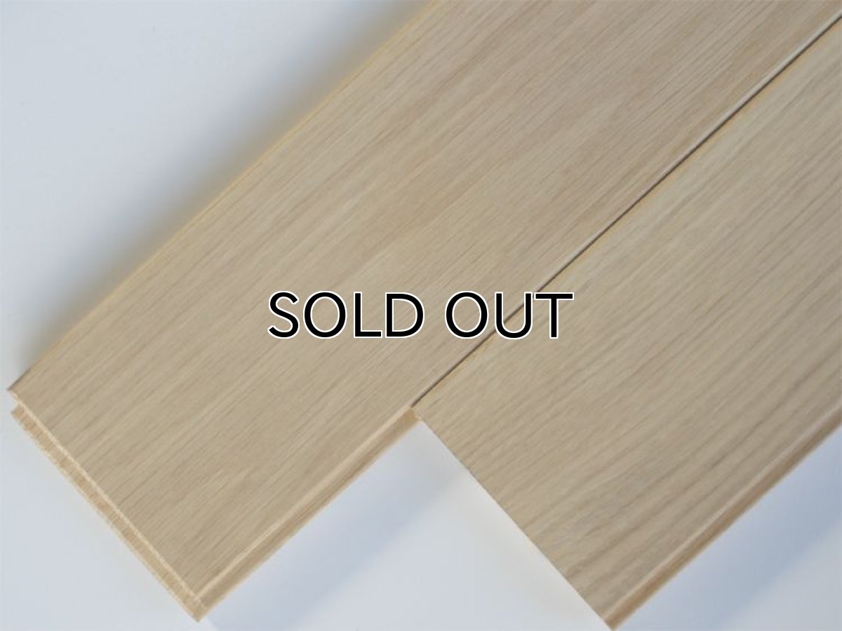 画像2: ホワイトオーク無垢フローリングＵＮＩ・無塗装1820×90×15 (2)