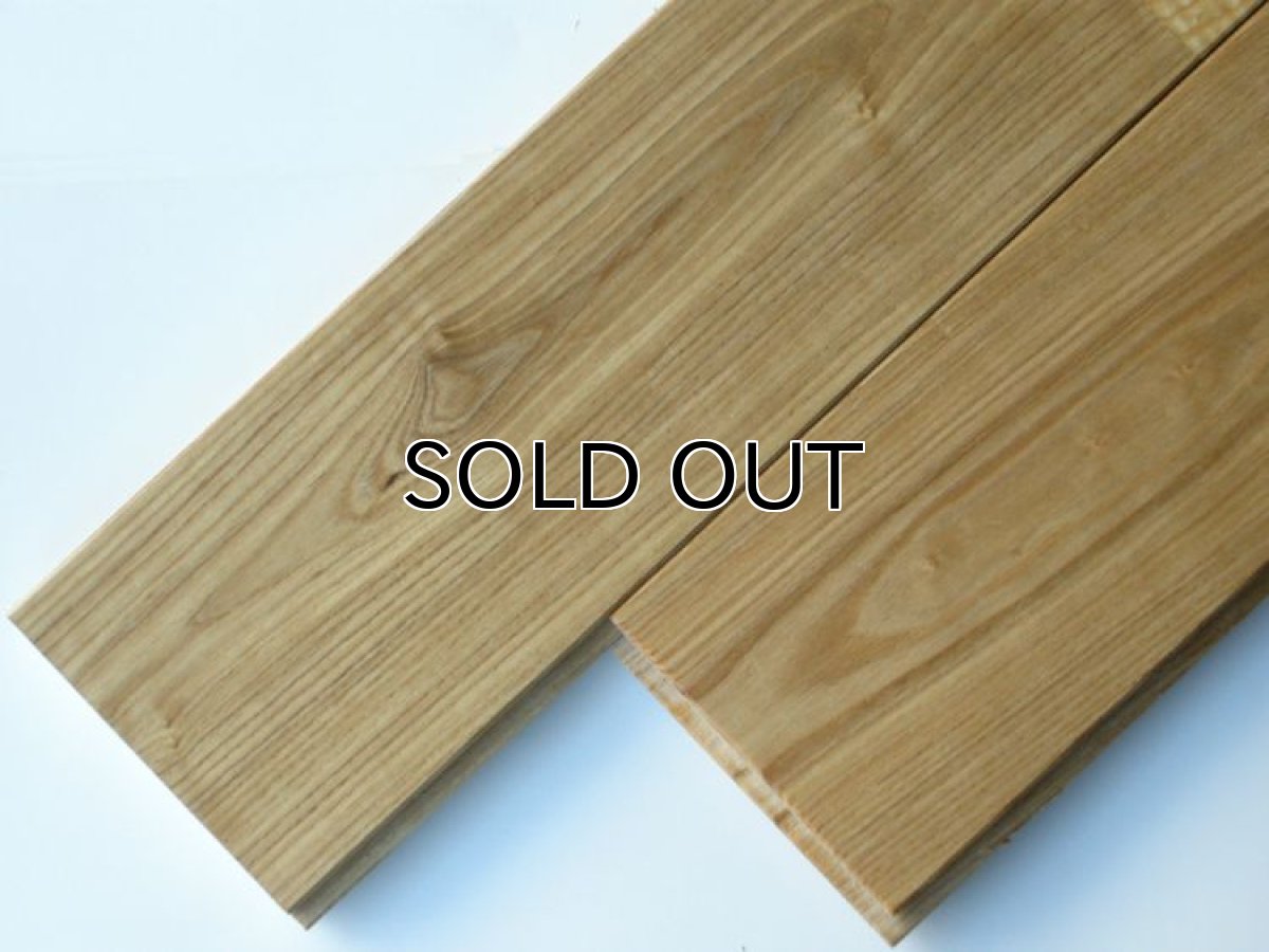 画像2: タモ無垢フローリングＵＮＩ・Sグレード自然塗料塗装1820×90×15 (2)