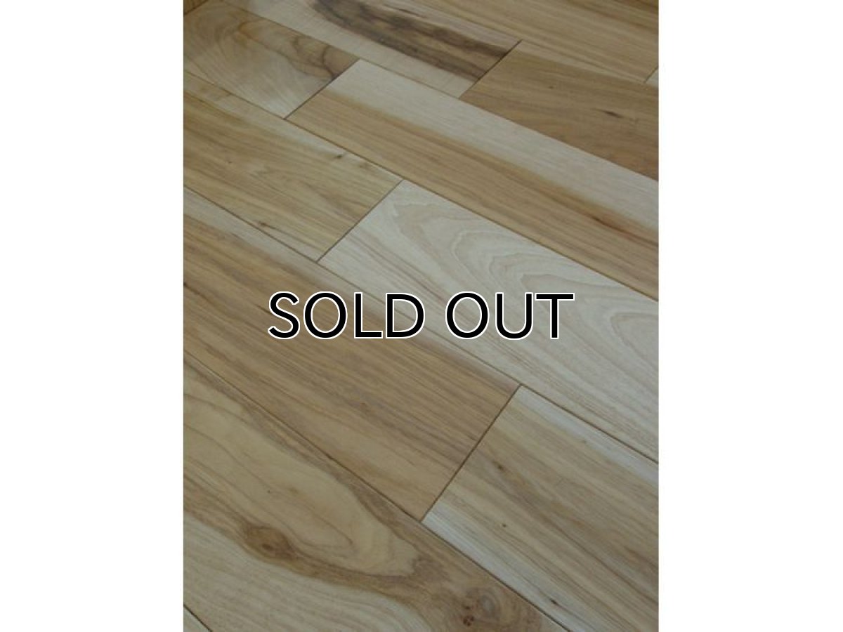 画像2: ピーカン無垢フローリング・幅広・無塗装 乱尺×130×15 (2)