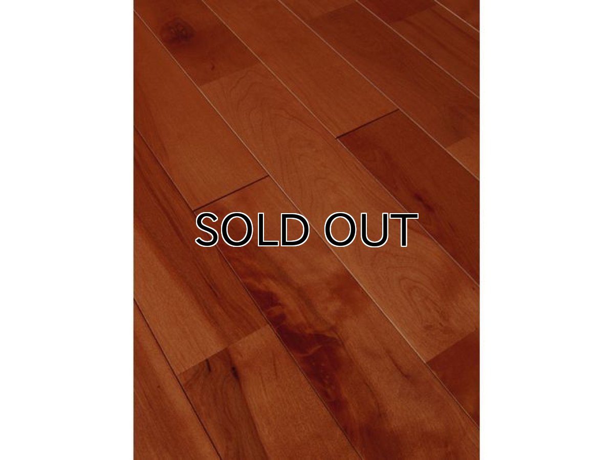 画像3: 東北カバ無垢フローリングＵＮＩ・【節有】アンティーク・チーク色　1820×90×15 (3)
