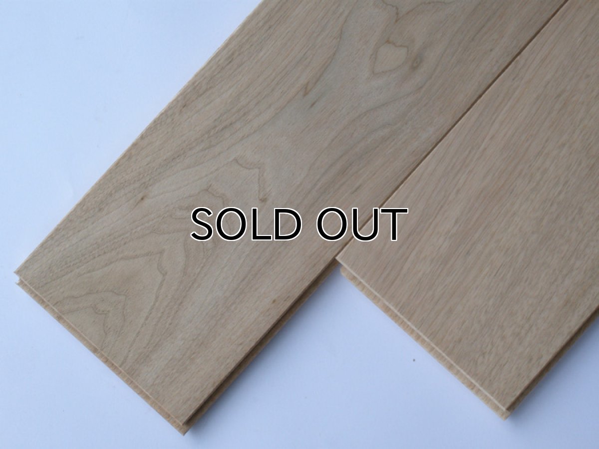 画像2: ウォールナット幅広無垢フローリングＯＰＣ・Ｓグレード無塗装1820×130×15 (2)