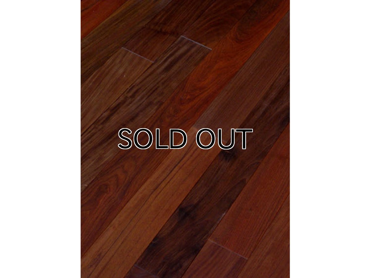 画像3: イペ無垢フローリング乱尺・自然塗料塗装　乱尺×90×15 (3)