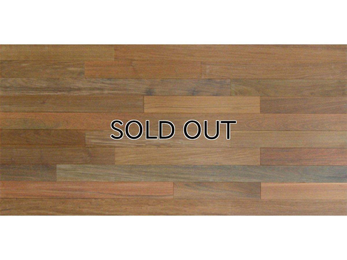 画像4: イペ無垢フローリング乱尺・無塗装　乱尺×90×15 (4)