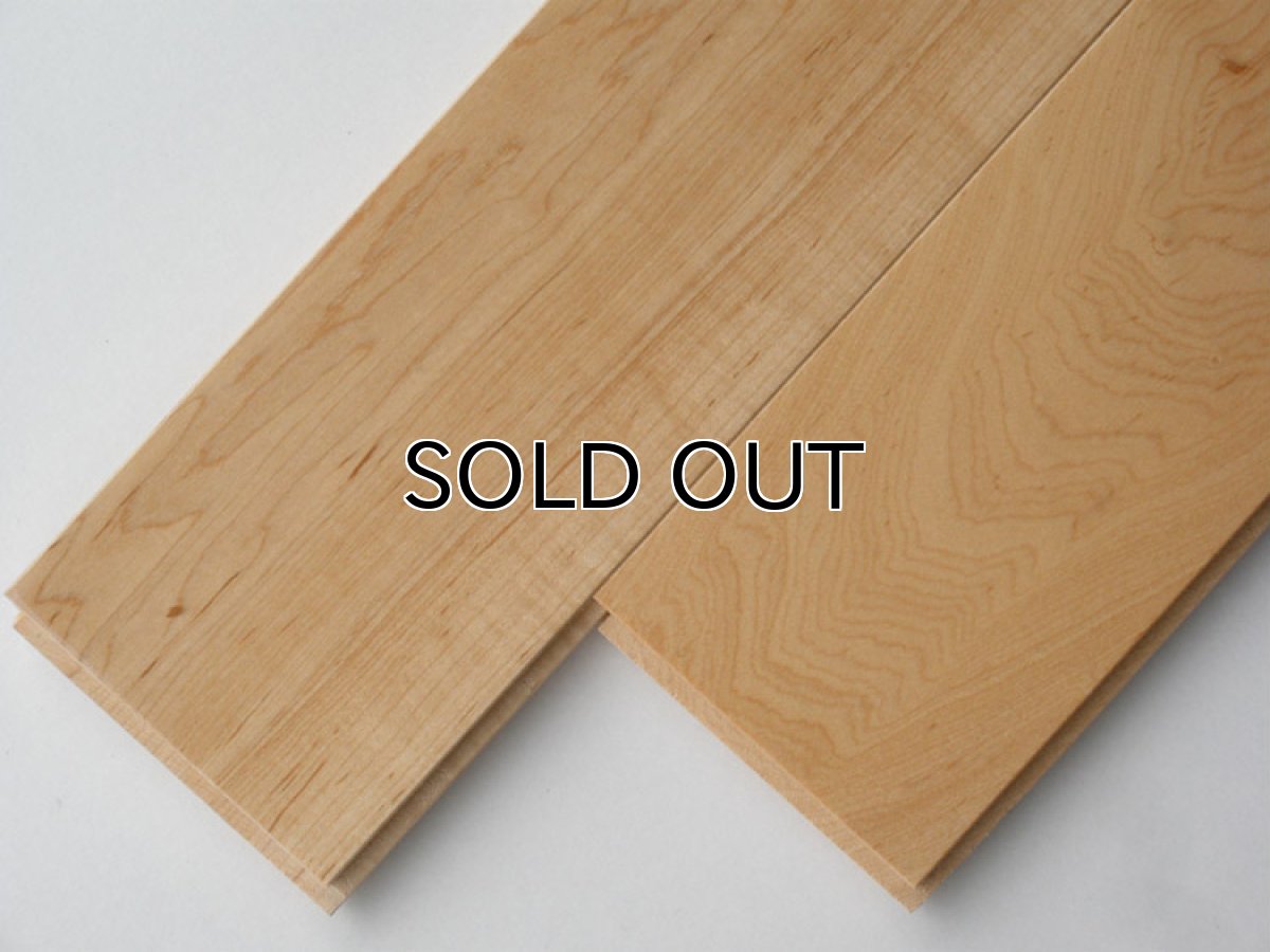 画像2: メープル無垢フローリングＵＮＩ・ウレタン塗装1820×90×15 (2)