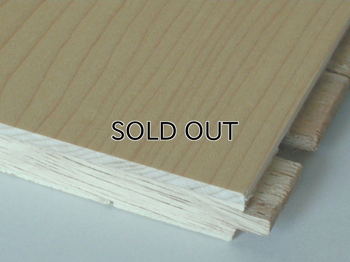 画像2: ノルディック三層フローリング　ハードメープル　床暖対応　ナチュラルオイル塗装　1820×145×14.5 (2)